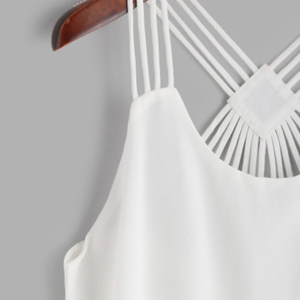 White Chiffon Cami - Picture 4 of 4
